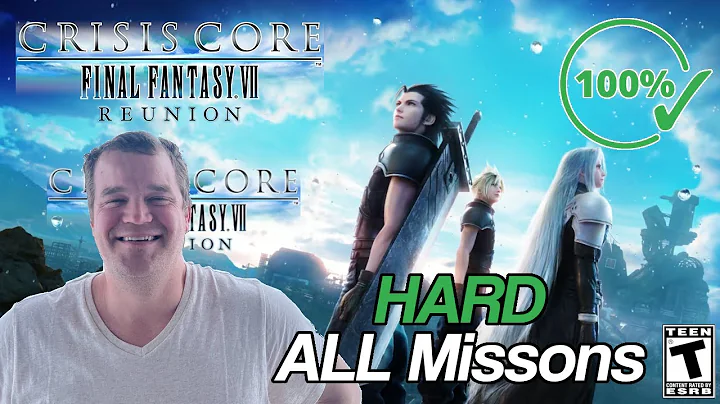 Crisis Core Reunion Missions M7-4-6 M746 hard mode 100 percent with commentary