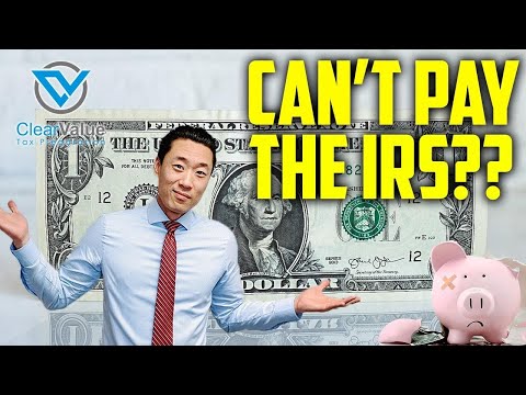 If You Can't Pay The IRS - Your OPTIONS & IRS Payment Plan Explained