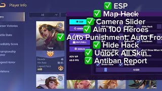Arena of Valor GlobalAOV EU 1.62.1.4 Hack 🆕🆙🆙 maphack, droneview, esp, unlock all skin screenshot 2