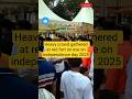 Heavy crowd gathered at red fort on eve on independence day 2025 subscribe to my channel