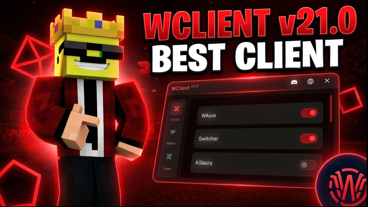 BEST MCPE CLIENT: WClient v21.0 Supports 1.26.3 | Minecraft Pocket ...