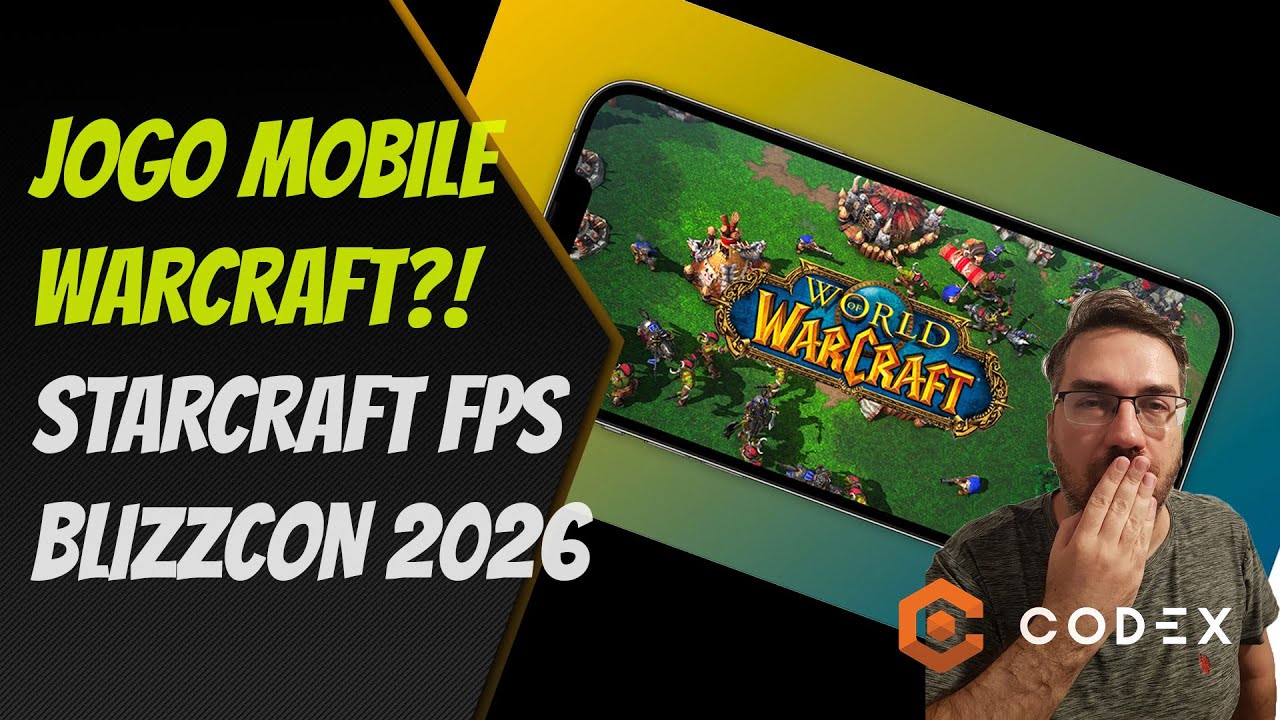 NOVO JOGO MOBILE WARCRAFT?! STARCRAFT VAI VOLTAR?! Vazamentos da Blizzcon 2026!