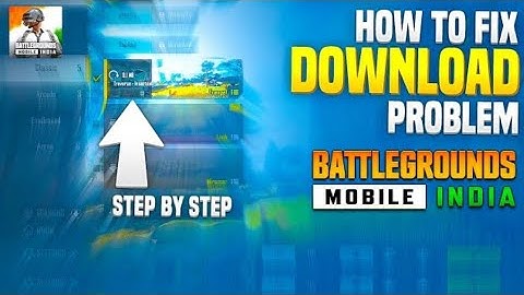 Battleground Mobile India Maps Not Downloading Nan% Error 🔥 BGMI Map Download Error 0.1Mb Error Fix