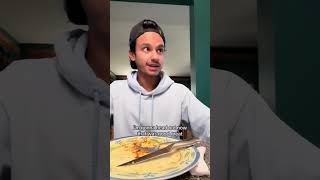 EATING DINNER BEFORE MY FAMILY