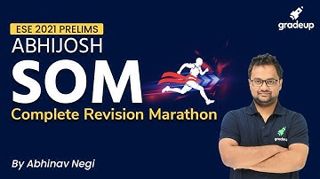 #ESE 2021 | ABHIJOSH | SOM | Revision Through Questions | By Abhinav Negi