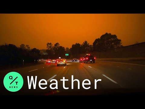 California Wildfires: Thick Smoke Turns San Francisco Bay Area Sky Orange