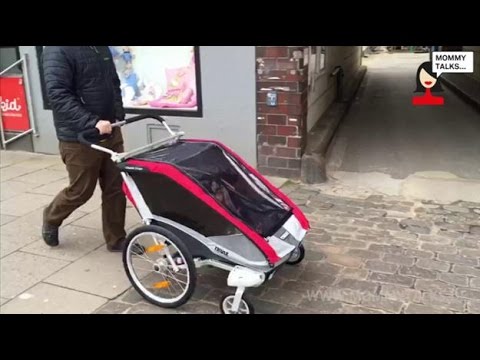 Thule Chariot Cougar 2 Fahrradanhänger/Buggy Bewertung video - YouTube