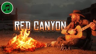 Red Canyon | Relaxing Red Dead Redemption 2 Inspired Ambience | Ambient Acoustic Guitar Music