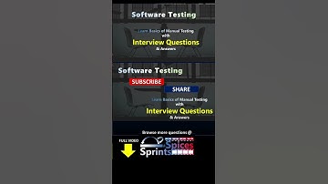 Software Testing Learn with Interview Questions & Answers Q 5 #softwaretestinginterviewquestions