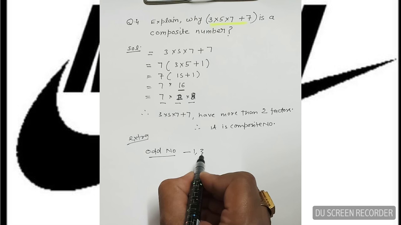Real Number Explain Why 3 5 7 7 Is A Composite Number YouTube Real Number Explain Why 3 5 7 7 Is A Composite Number YouTube