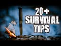 20 wilderness survival tips and bushcraft self reliance skills