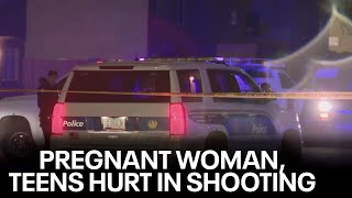 Pregnant woman, teens hurt in Phoenix shooting