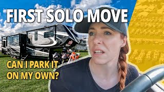 What it's like Towing a Fifth Wheel Camper SOLO