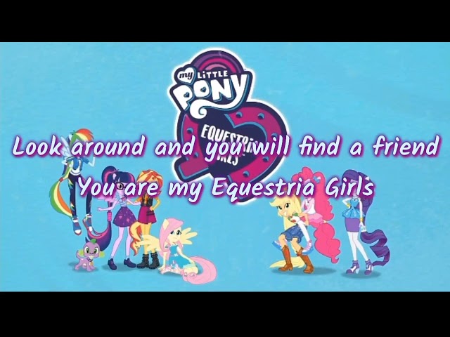 Equestria girls theme song karaoke class=