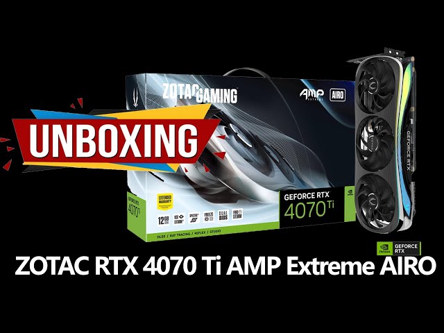 ZOTAC GAMING GeForce RTX 4070 Ti AMP Extreme AIRO