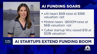 AI startups extend funding boom