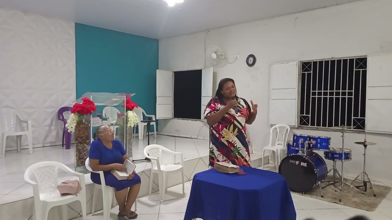 Missionário Ângelo Máximo. Missionária Francinete pregando em brejo da onça 7 de janeiro 2026 