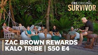 Zac Brown Reward on Survivor 50 | Day 9 | Episode 4