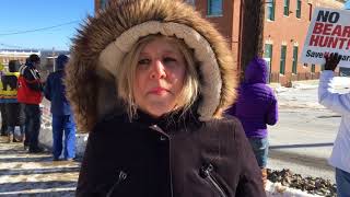 Rally for jailed bear hunt protester