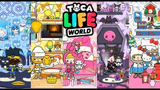 Hello Kitty and Friends Bedroom Design | Cupid's Edition | Toca Life World