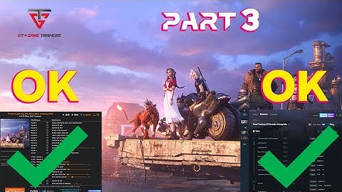 Final Fantasy VII Remake Intergrade gameplay part 3 - FLiNG and WeMod Trainers testing