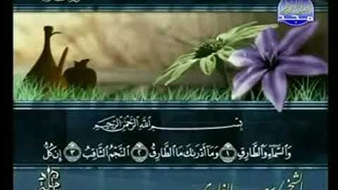 سورة الطارق من الآية 1 الى الآية 17