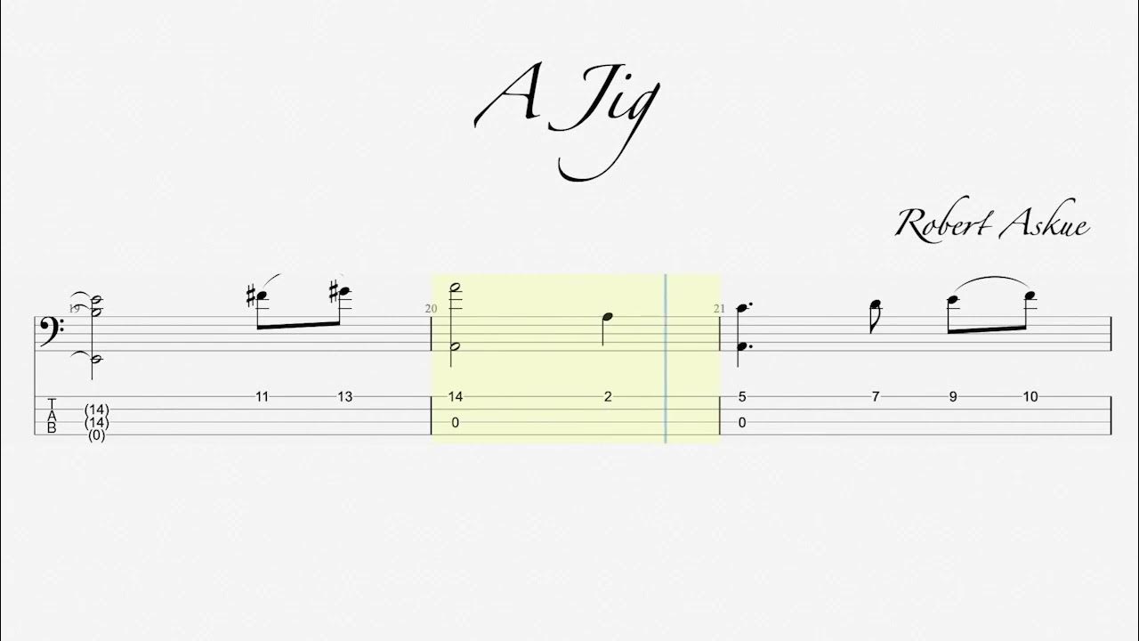 A Jig Robert Askue (Bass Tabs) HQ YouTube