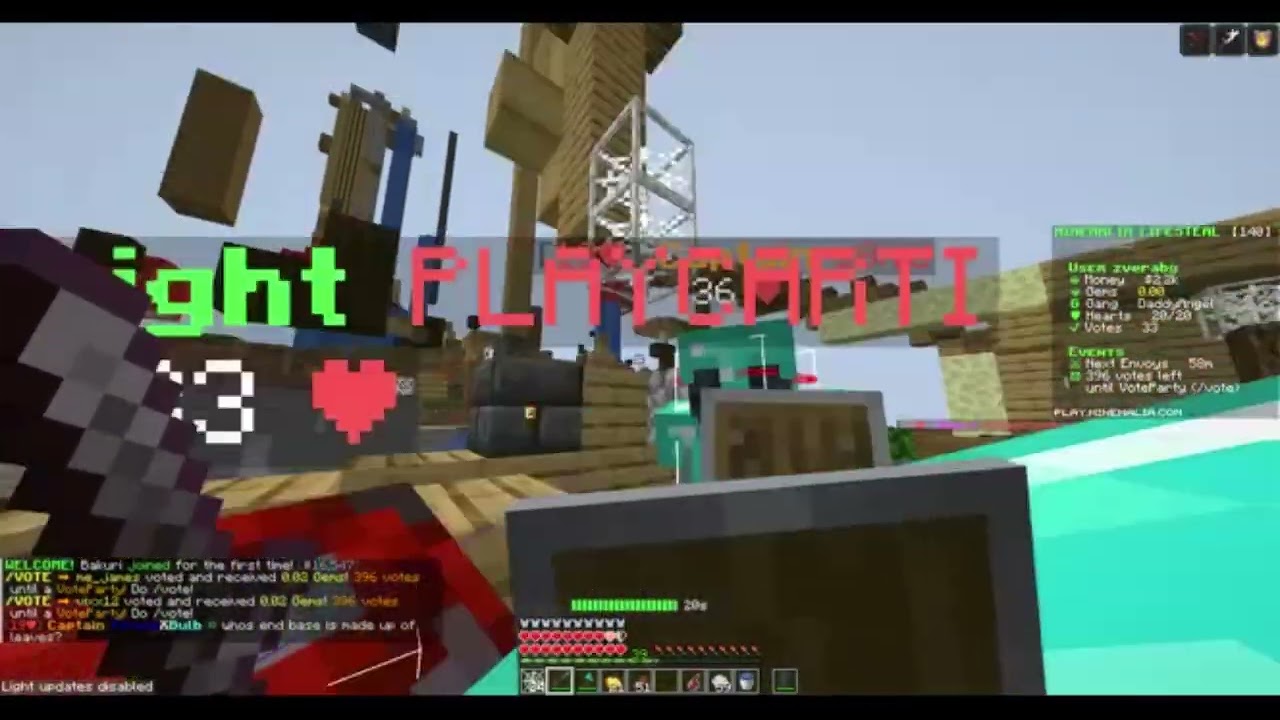 Minemalia LIfesteal (small fight) #1 N1ght vs B2B