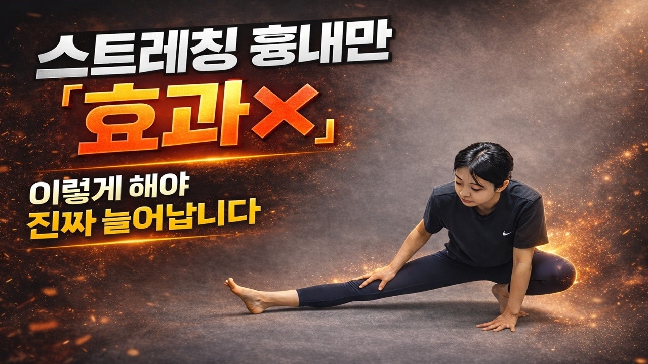 러닝 전 하체 스트레칭, 90%가 이렇게 틀립니다🔥