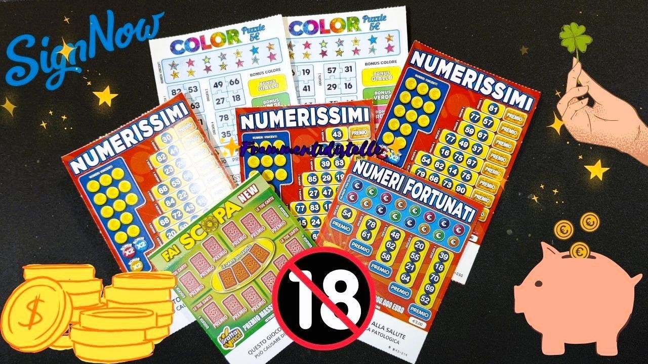 Gratta e Vinci, Tentiamo la fortuna 🔞😘🍀✨🪙🙏🏼