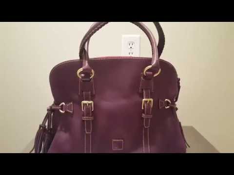 Dooney & Bourke- Domed Buckle Satchel (Plum)