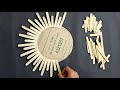 DIY creative wall hanging with icecream sticks/wallhanging craft idea/ best out of waste/creativesuu