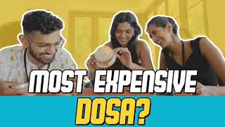 Most Expensive Dosa? | Dosa Diaries Ep.3 | The Kurta Guy ft.Vishnu Priya & Malvika #dosa #streetfood