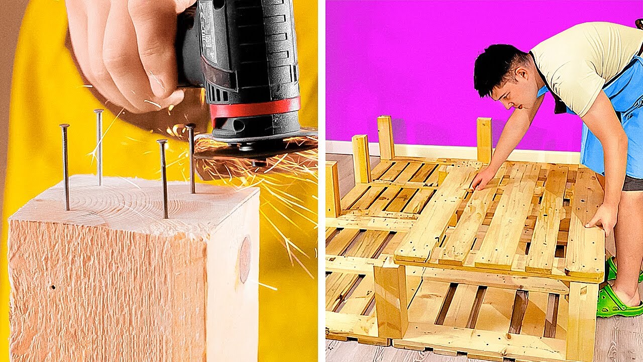 WOODEN PALLET TRANSFORMATIONS TO HELP YOU CREATE UNIQUE THINGS FOR HOME AND BACKYARD