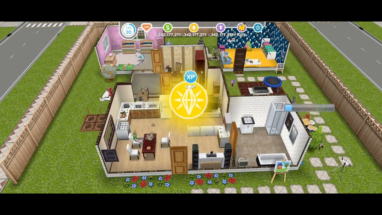 The Sims Freeplay Extreme Home Takeover Quest Completed YouTube