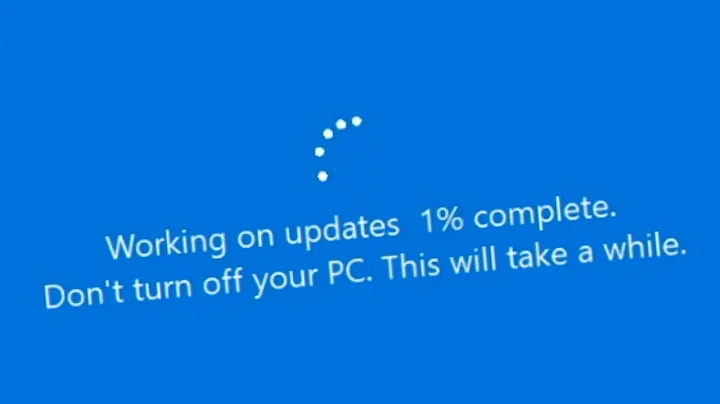 Fake Windows Update prank program