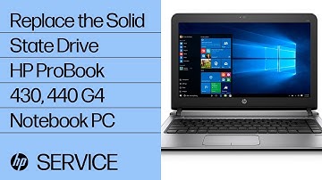 Replace the Solid State Drive | HP ProBook 430, 440 G4 Notebook PC | HP