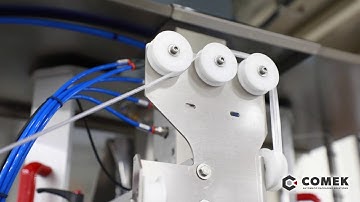 Paxon Packaging automated line for weighing and packing grated parmesan cheese