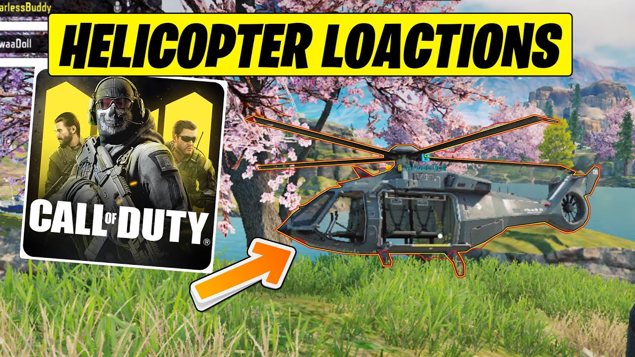 Call of Duty Mobile All Helicopter Locations - COD Mobile - YouTube