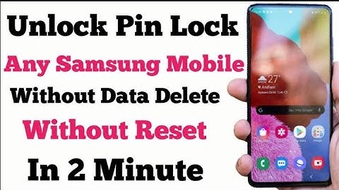 Unlock Samsung Mobile Pin Password Lock Without Data Loss | Unlock All Mobile