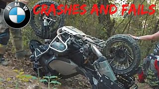COMPILATION - BMW GS CRASHES AND FAILS - GRR