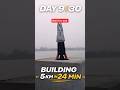 Day 9/30 .This is how I'm building 5 km in 24 min. #motivation #youtubeshorts #minivlog #ytspeedrun