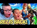 MINDOFREZ PLAYS DUOS WITH HIS LITTLE BROTHER!!! MINDOFREZ RETURNS TO FORTNITE AND THIS HAPPENED...