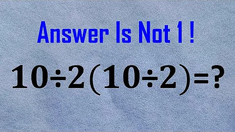 Most People Get This Simple Math Question Wrong!
