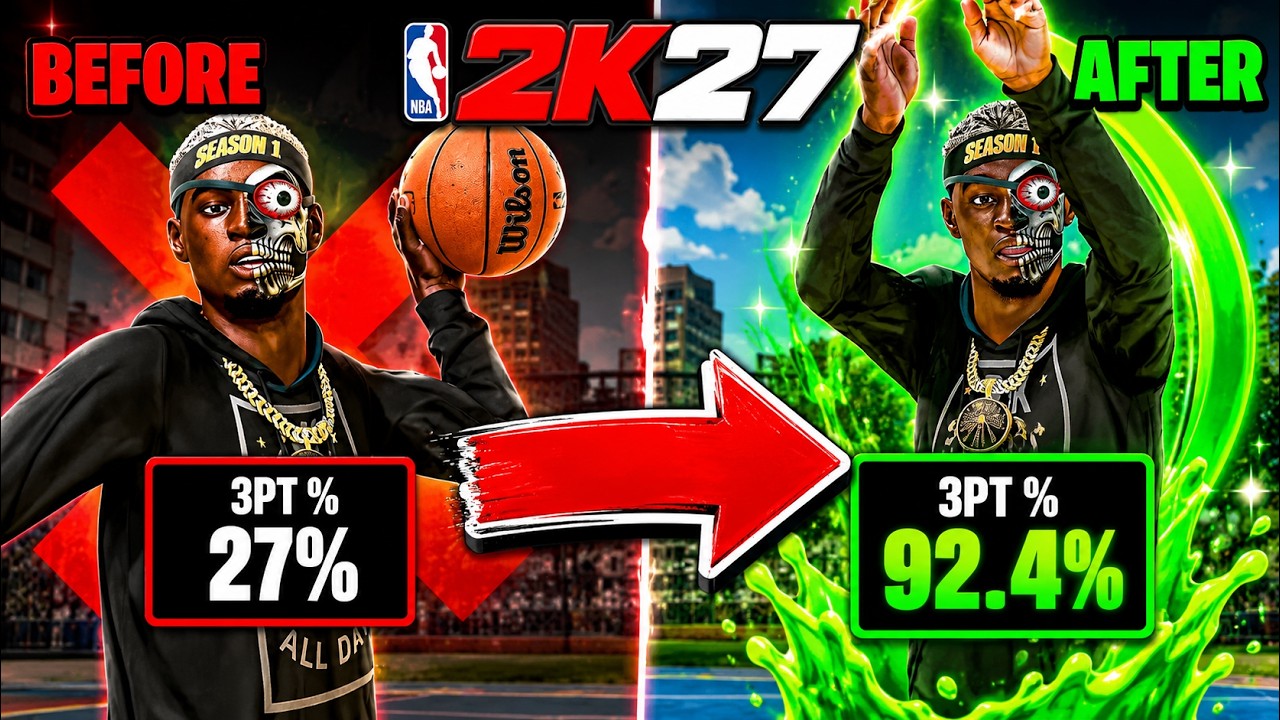 HOW TO GREEN EVERY SHOT in NBA 2K27 ✅ BEST SETTINGS + SHOOTING TIPS!