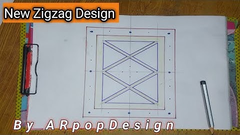 My Second New Zigzag Pop False Ceiling Design Drawing By ARpopDesign