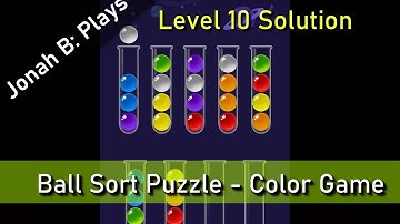 Ball Sort Puzzle   Color Game Level 10 Solution