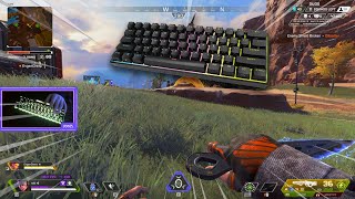 Final Sunset Wraith Gameplay😍Relaxing Apex Legends Keyboard + Mouse ASMR😄