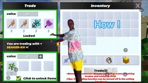 How to get rich item system in Sky block blockman go #trade #skyblock #blockmango