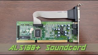 Another cheap ISA Soundcard: The Asound Gold AS004 featuring the Avance Logic ALS100 Plus